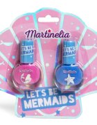 Martinelia Let´s be Mermaid Nail Duo set de lacuri de unghii pentru copii mai multe nuanțe Pink Blue 2x4 ml