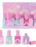 Martinelia Little Unicorn Nail Polish Set set de lacuri de unghii pentru copii Pink Blue Purple Fuchsia