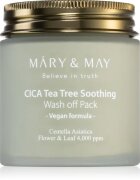 Mary&May Cica Tea Tree Soothing Masca de curatare cu minerale si argila pentru netezirea pielii 125 g