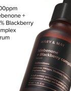 Mary&May Idebenone + Blackberry Complex Serum ser antioxidant pentru strălucirea și netezirea pielii 30 ml