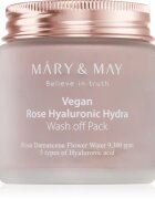 Mary&May Rose Hyaluronic Hydra Wash off Pack mască facială intens hidratantă cu efect calmant 125 g