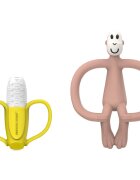 Matchstick Monkey Banana Soother & Monkey Teether set cadou pentru copii 1 buc