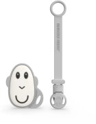 Matchstick Monkey Flat Face Teether & Soother Clip set cadou pentru copii Grey
