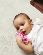 Matchstick Monkey Mini Monkey Teether jucărie pentru dentiție cu aditiv antimicrobian 1 buc