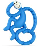 Matchstick Monkey Mini Monkey Teether jucărie pentru dentiție cu aditiv antimicrobian Blue 1 buc