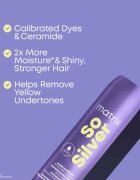 Matrix So Silver balsam hidratant de neutralizare tonuri de galben 300 ml