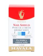 Mavala Nail Camouflage Nail Shield tratament bifazic pentru regenerarea si elasticitatea unghiilor 2x10 ml