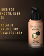 Max Factor Facefinity All Day Flawless machiaj persistent SPF 20 culoare 45 Warm Almond 30 ml