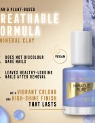 Max Factor Miracle Pure lac de unghii cu rezistenta indelungata culoare 850 Bright Angelite 12 ml