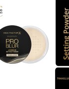 Max Factor Pro Blur pudra de fixare culoare Translucent 10.5 g