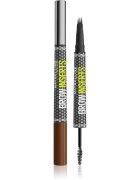 MAYBELLINE NEW YORK Brow Inserts creion pentru sprancene perie 2 in 1 culoare 4 Medium Brown 1.25 ml