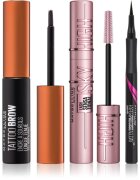 MAYBELLINE NEW YORK Make-Up Set set la un preț mai avantajos pentru ochi și sprâncene Medium Brown