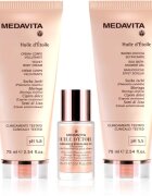 Medavita Huile d'Étolle Moisturizing Hair and Body Travel Set set cadou pentru corp si par pentru femei