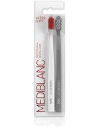 MEDIBLANC 5490 Ultra Soft periuțe de dinți ultra moale White Grey 2 buc