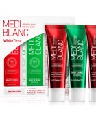MEDIBLANC Dental Care White Time Set set pentru îngrijirea dentară pentru dinti albi si stralucitori 3x100 ml