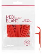MEDIBLANC Dental Floss Picks scobitori dentare cu filet 50 buc