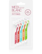 MEDIBLANC Interdental Pick-brush Angle perie interdentara 9 bucati Mix kit 5 buc
