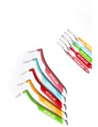 MEDIBLANC Interdental Pick-brush Angle perie interdentara 9 bucati Mix kit 5 buc