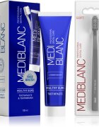 MEDIBLANC Set TP Gums 100ml + TB Soft Grey Single set pentru îngrijirea dentară