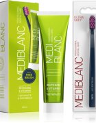 MEDIBLANC Set TP Vitamin 100ml + TB Ultra Soft Blue Single set pentru îngrijirea dentară