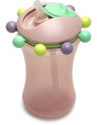 Melii Abacus Straw Sippy Cup ceasca cu pai Pink 1 buc