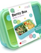 Melii Bento Box caserolă de mâncare Blue Mint Lime 1250 ml