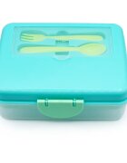 Melii Bento Box caserolă de mâncare Blue Mint Lime 1446 ml