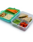 Melii Bento Box caserolă de mâncare Blue Mint Lime 1446 ml