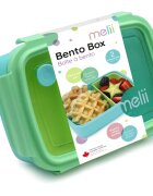 Melii Bento Box caserolă de mâncare Blue Mint Lime 880 ml