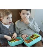 Melii Bento Box caserolă de mâncare Blue Mint Lime 880 ml