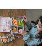 Melii Bento Box caserolă de mâncare Pink Purple Gray 1446 ml