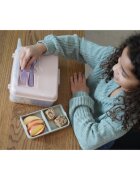 Melii Bento Box caserolă de mâncare Pink Purple Gray 1446 ml