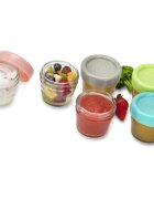 Melii Glass Food Container cutie pentru depozitarea alimentelor 6x118 ml
