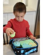 Melii Puzzle Container caserolă de mâncare Blue & Mint 850 ml