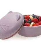 Melii Silicone Bowl with Lid caserolă de mâncare Cat 350 ml