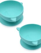 Melii Silicone Suction Bowl bol din silicon cu ventuză Shark 2x300 ml