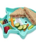 Melii Silicone Suction Plate farfurie cu ventuză Shark 1 buc