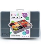 Melii Snackle Box cutie pentru gustare Grey 1368 ml