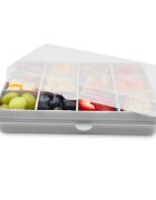 Melii Snackle Box cutie pentru gustare Grey 1368 ml