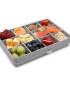 Melii Snackle Box cutie pentru gustare Grey 1368 ml