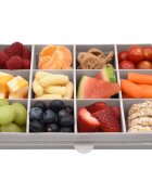 Melii Snackle Box cutie pentru gustare Grey 1368 ml
