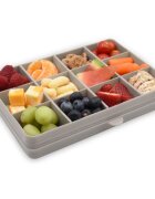 Melii Snackle Box cutie pentru gustare Grey 1368 ml