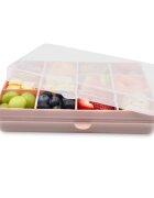 Melii Snackle Box cutie pentru gustare Pink 1368 ml