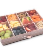 Melii Snackle Box cutie pentru gustare Pink 1368 ml