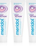 Meridol Fast Action pastă de dinți pentru protecția gingiilor pentru dinti sensibili 3x75 ml