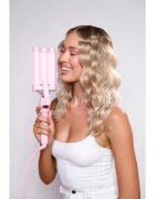 Mermade Mini Waver 25 mm ondulator triplu pentru păr Pink 1 buc