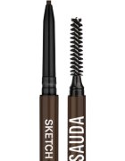 Mesauda Sketch Brows creion pentru sprancene cu pensula culoare 104 Dark 0.09 g