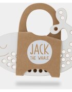 Milin Big Wooden Lacing Toy Whale Jack jucărie cu activități 9 cm x 195 cm x 07 cm 1 buc