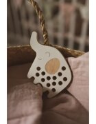 Milin Small Wooden Lacing Toy Elephant jucărie cu activități 85 cm x 125 cm x 07 cm 1 buc