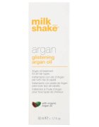 milk_shake® Argan Glistening Oil Tratament de îngrijire cu ulei de argan pentru toate tipurile de păr 50 ml